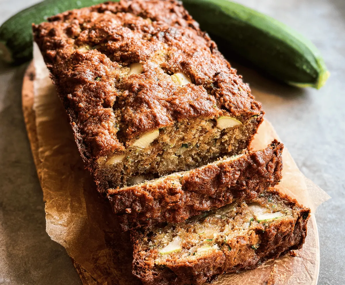 Moist Apple Zucchini Bread Recipe