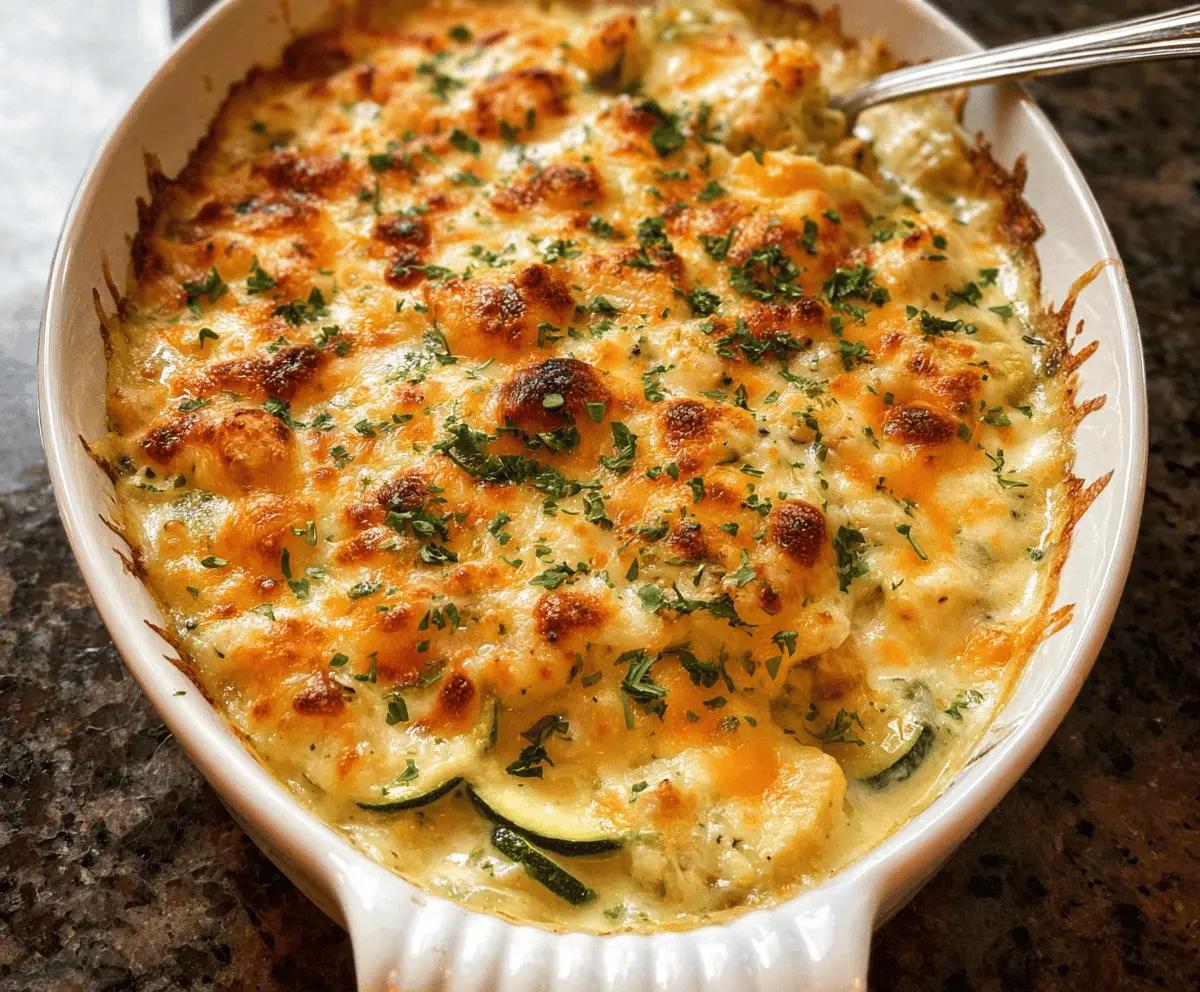 Easy Chicken Zucchini Casserole Recipe