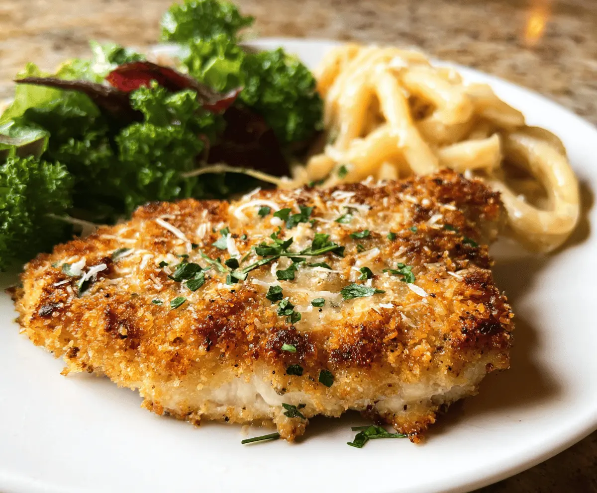 Crispy Parmesan Crusted Chicken Recipe
