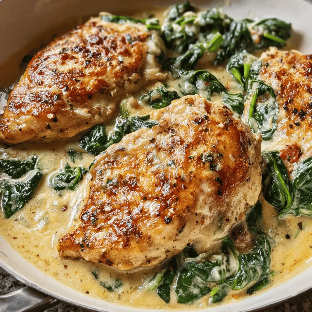 Creamy Chicken Florentine Recipe Easy and Delicious