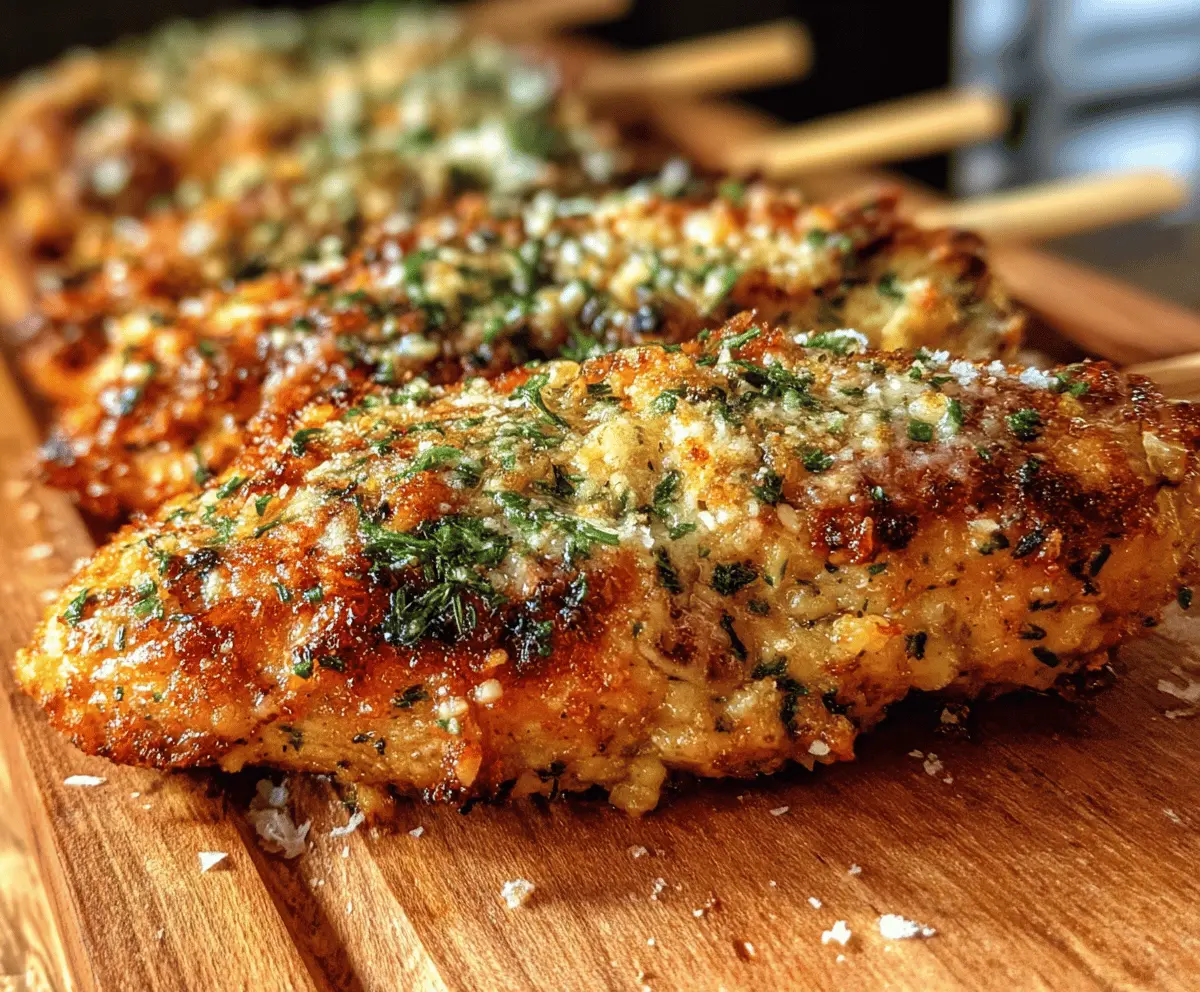 Garlic Parmesan Blackstone Chicken Recipe