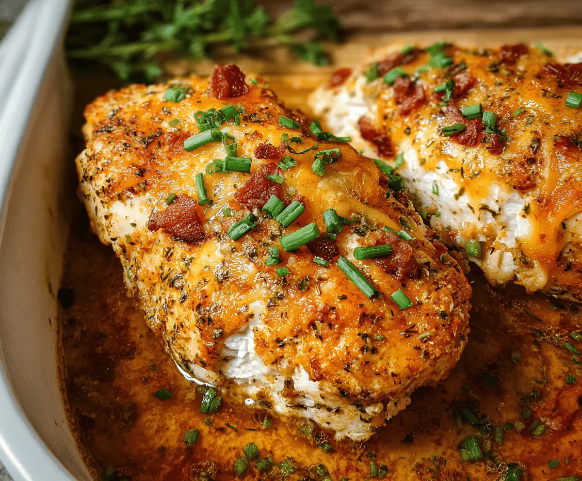 Easy Baked Crack Chicken Breasts Recipe