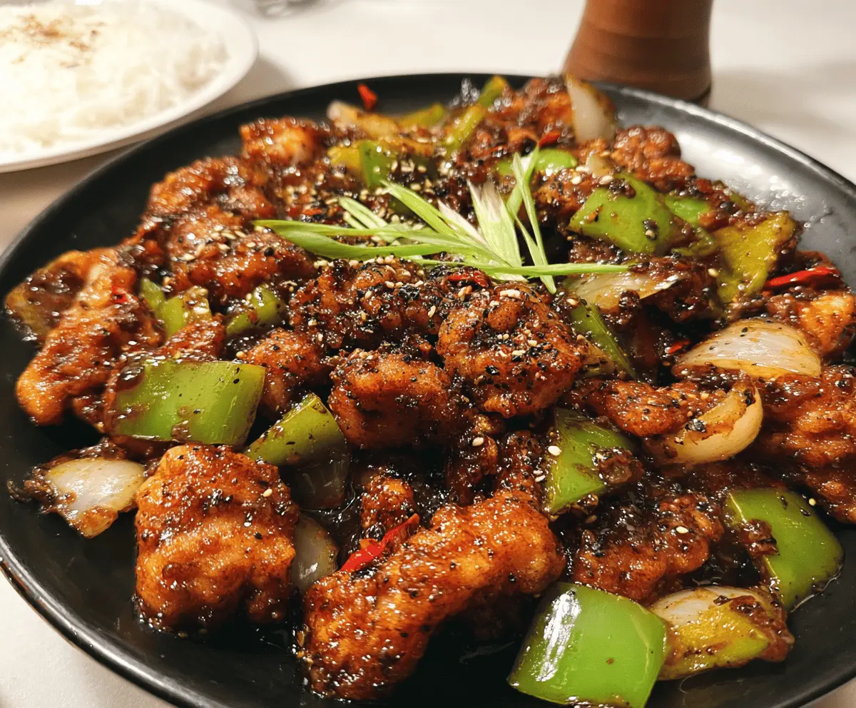Easy Black Pepper Chicken Recipe for Dinner