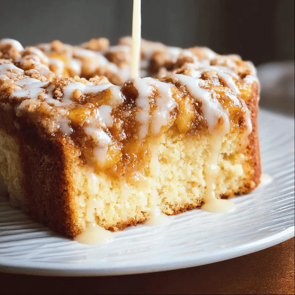 Cream Cheese Peach Cobbler Pound Cake Recipe