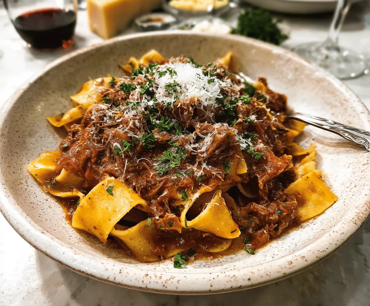 Easy Slow Cooker Beef Ragu Recipe for Dinner