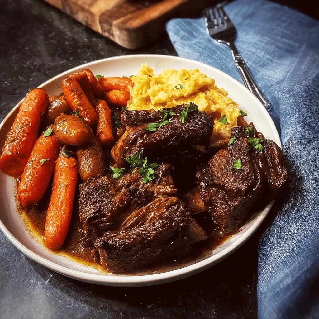 Super Tender Slow Cooker Beef Short Ribs Recipe