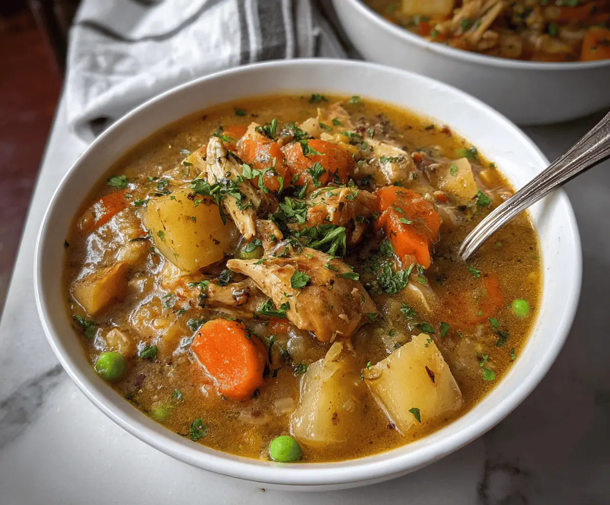 Easy Slow Cooker Chicken Stew for Cozy Meals