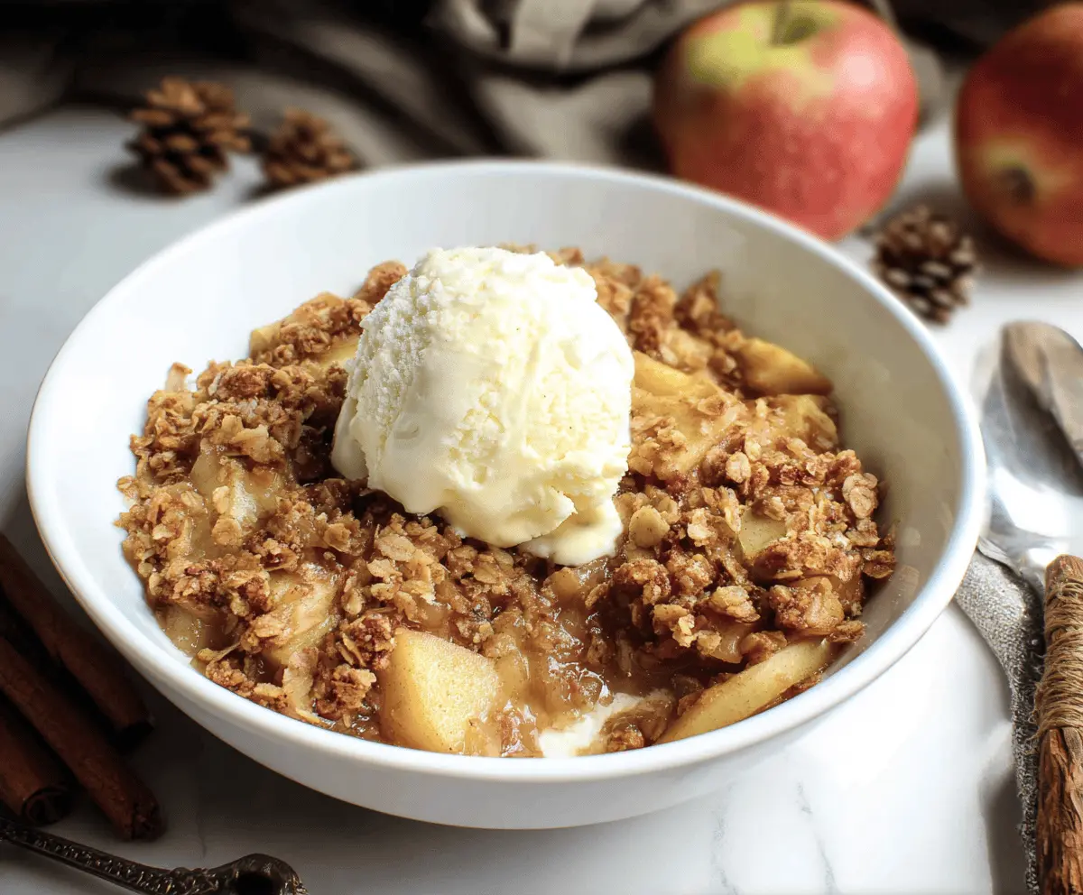 Almond Flour Apple Crisp