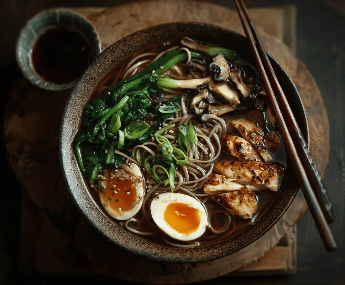 Chicken Soba Noodle Soup