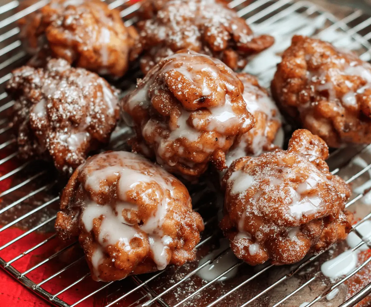 Cinnamon Apple Fritters