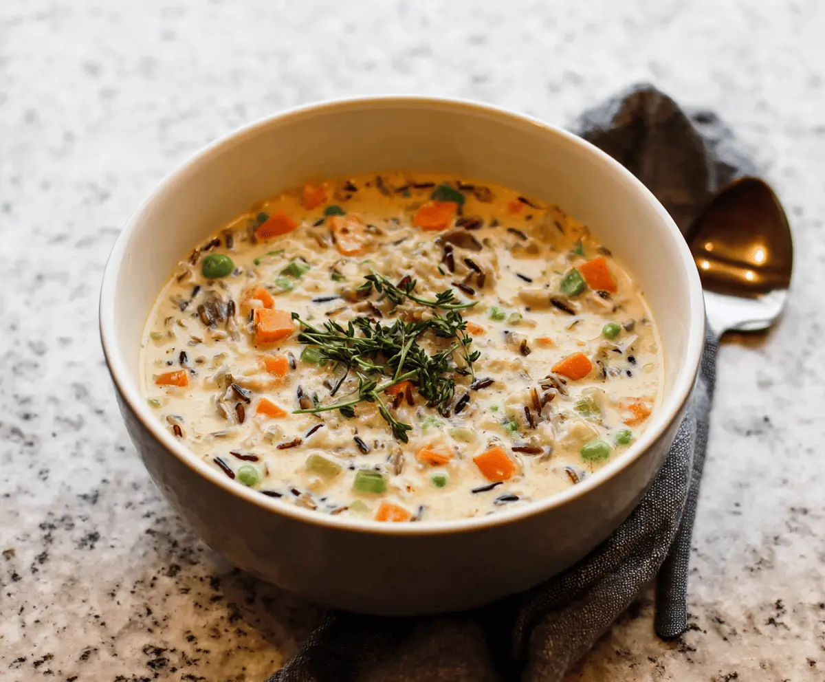 Creamy Wild Rice Soup