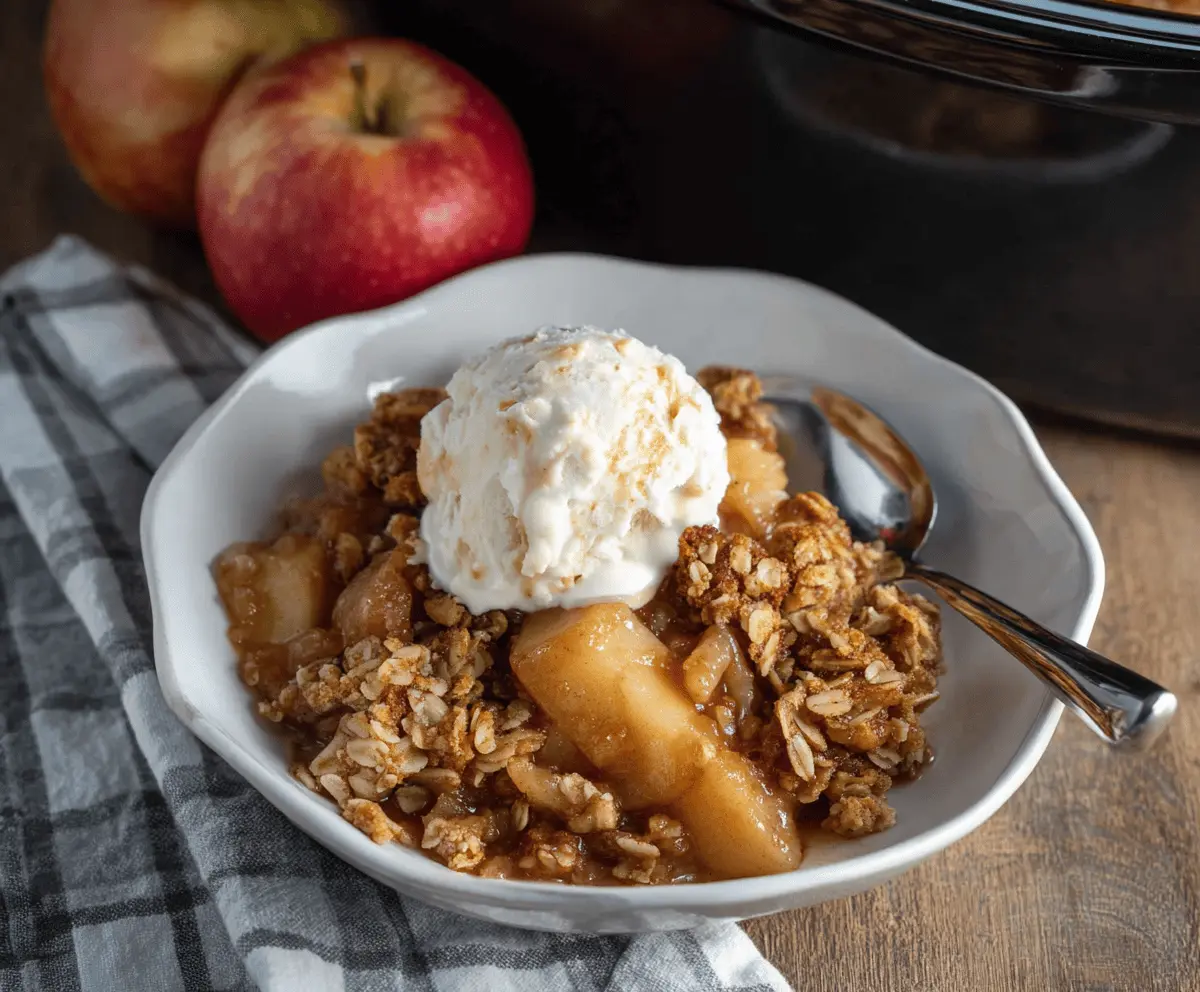 Crockpot Apple Crisp
