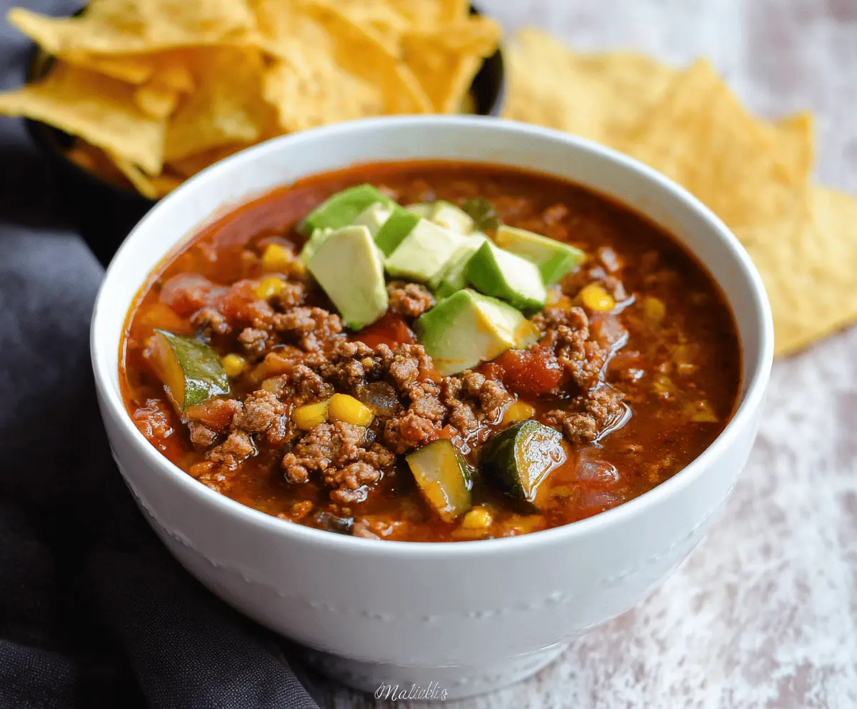 Gluten-Free Taco Soup