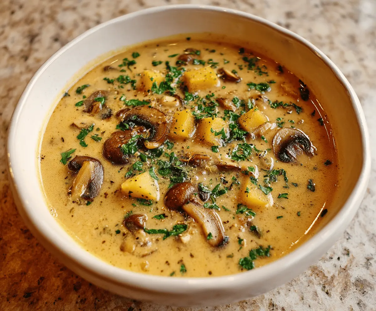 Mushroom Potato Soup