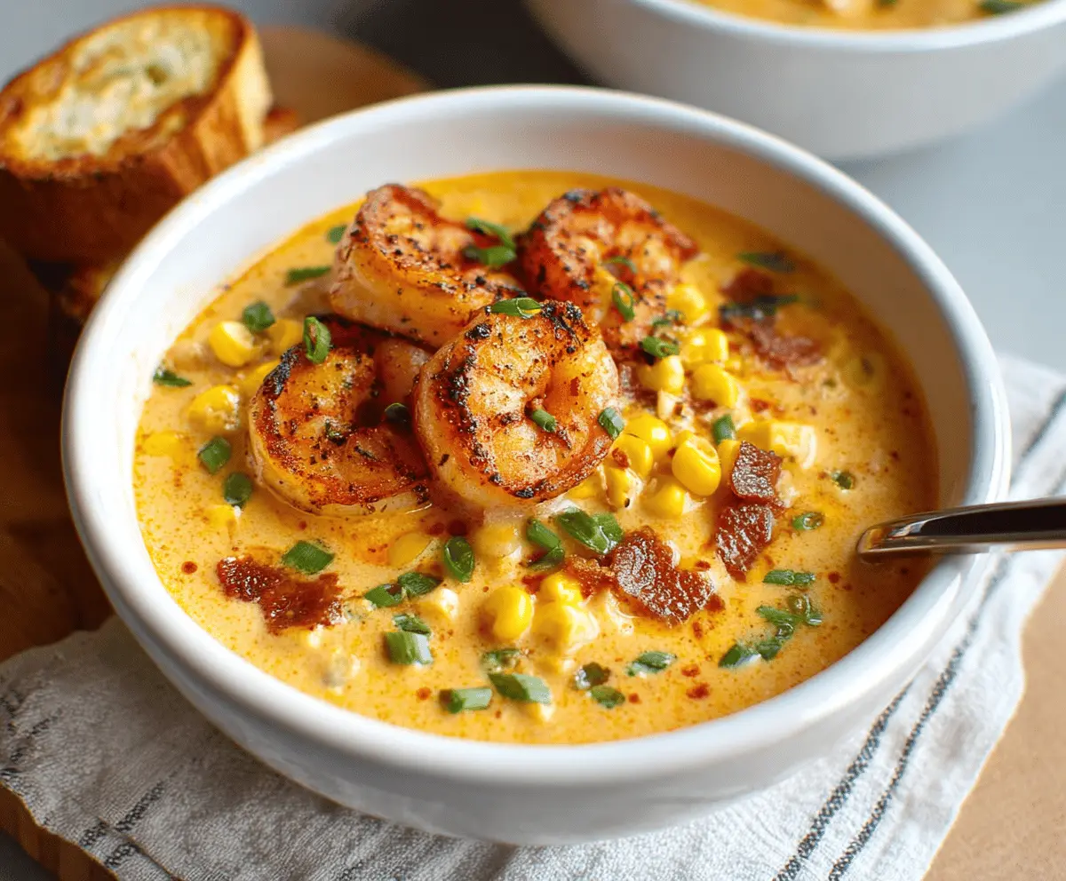New Orleans Shrimp and Corn Bisque