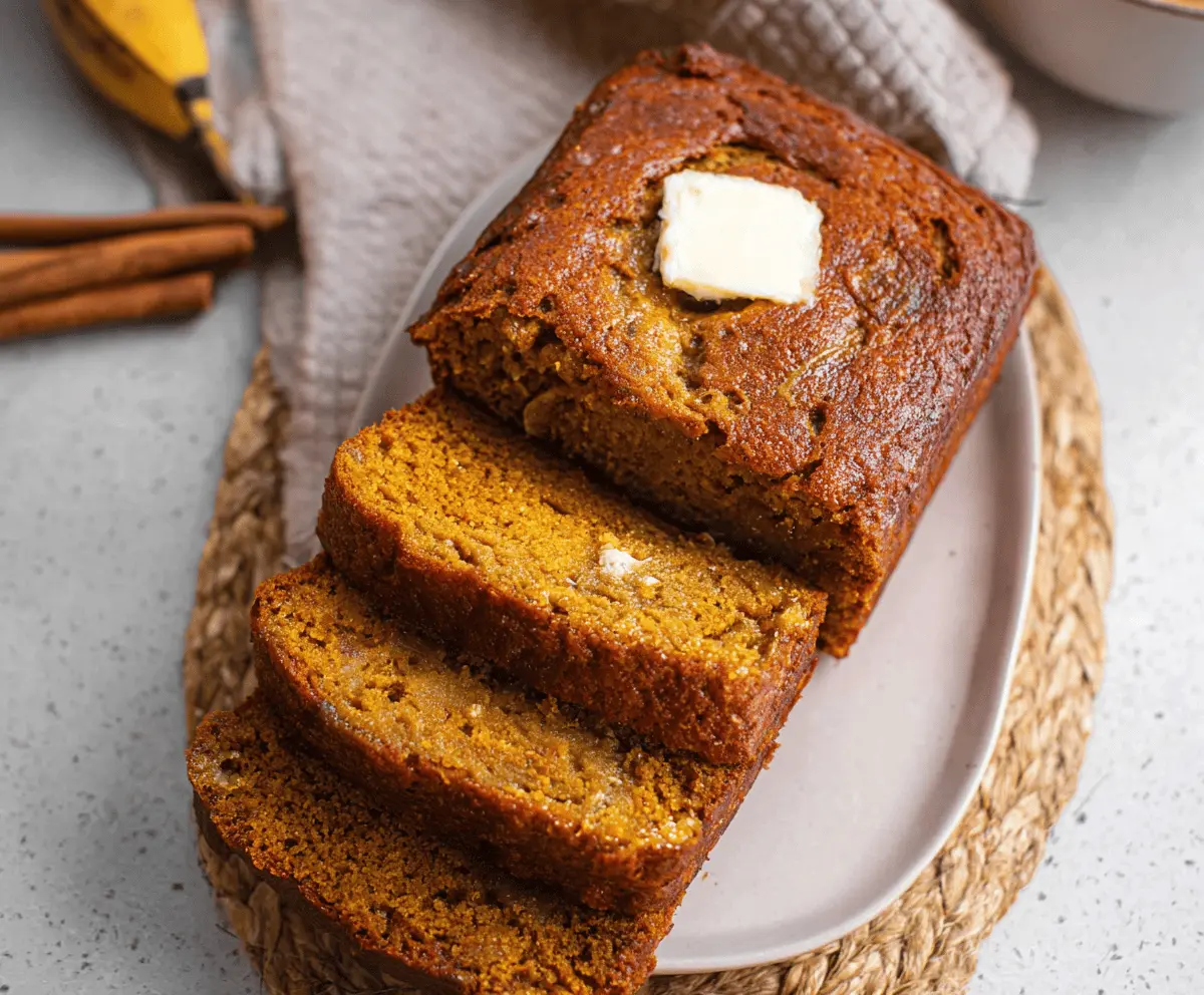 Pumpkin Banana Bread