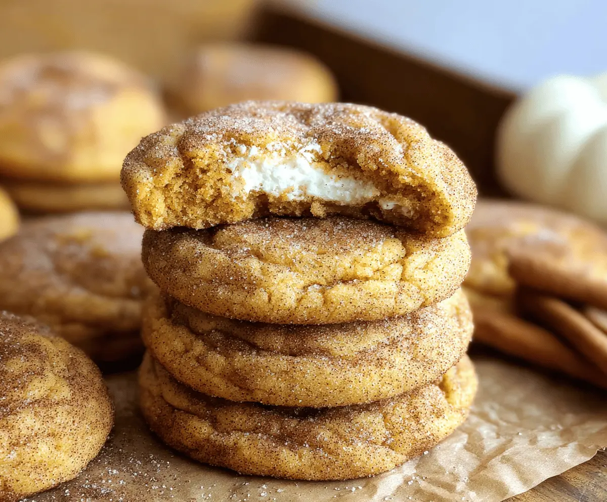 Creamy pumpkin cheesecake layered with cinnamon-sugar snickerdoodle cookies topped with a dusting of cinnamon, perfect for fall desserts.