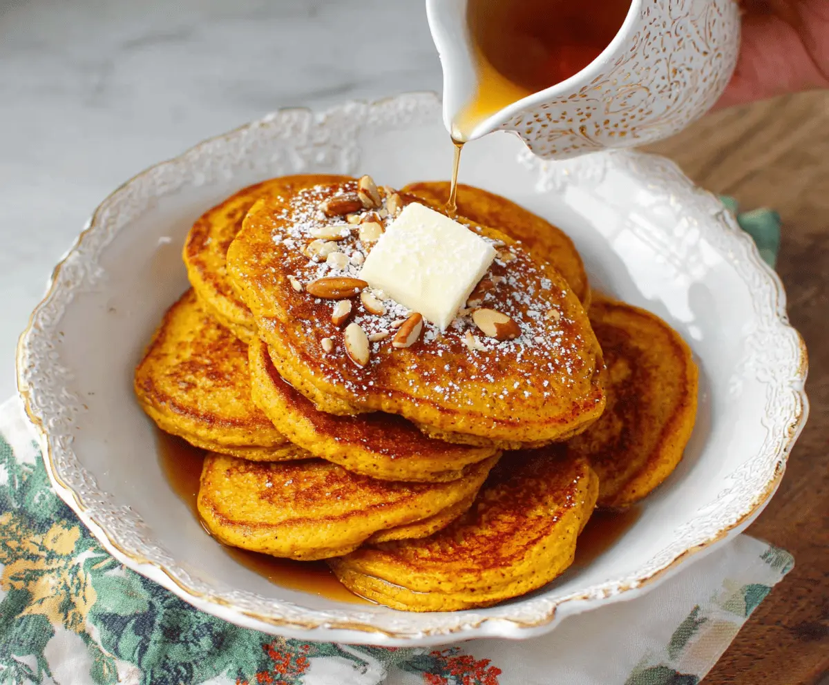 Pumpkin Ricotta Pancakes