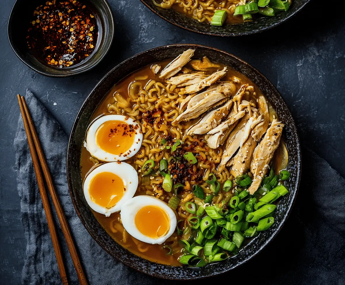 Ramen Chicken Noodle Soup