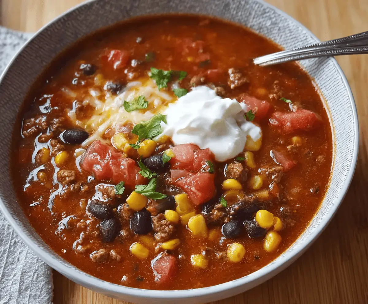 Ranch Taco Soup