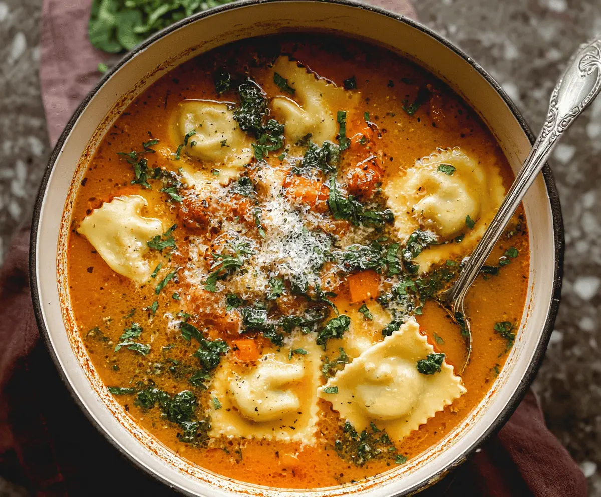 Ravioli Soup