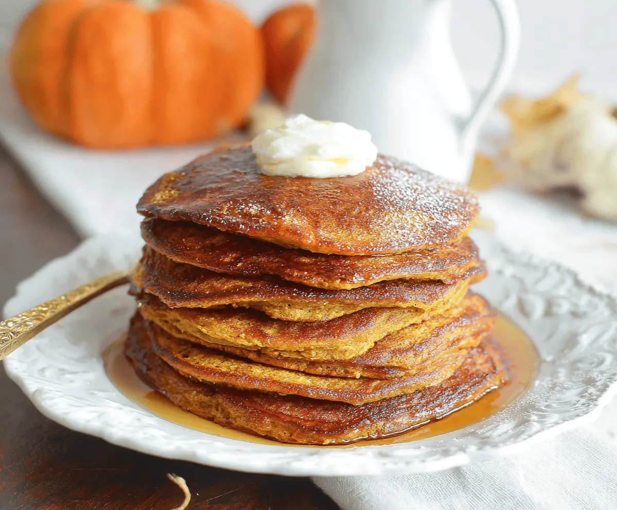 Sourdough Pumpkin Pancakes