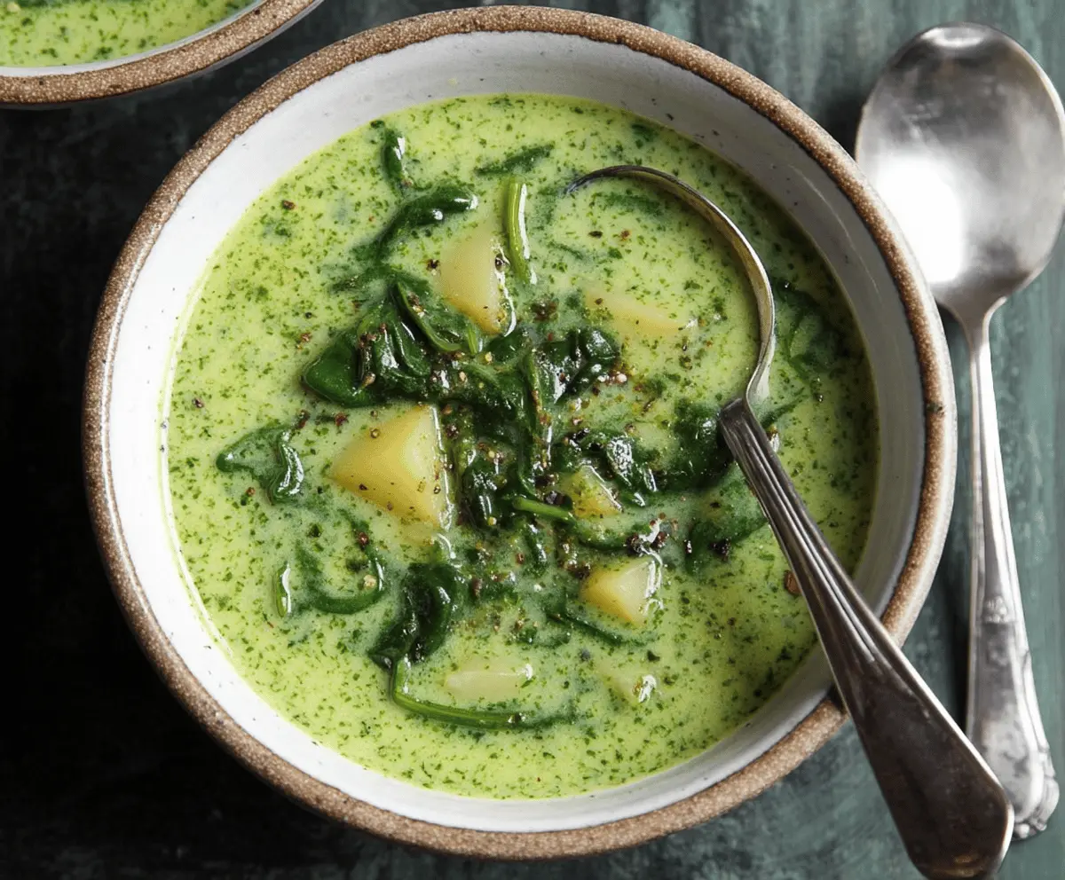 Spinach Potato Soup