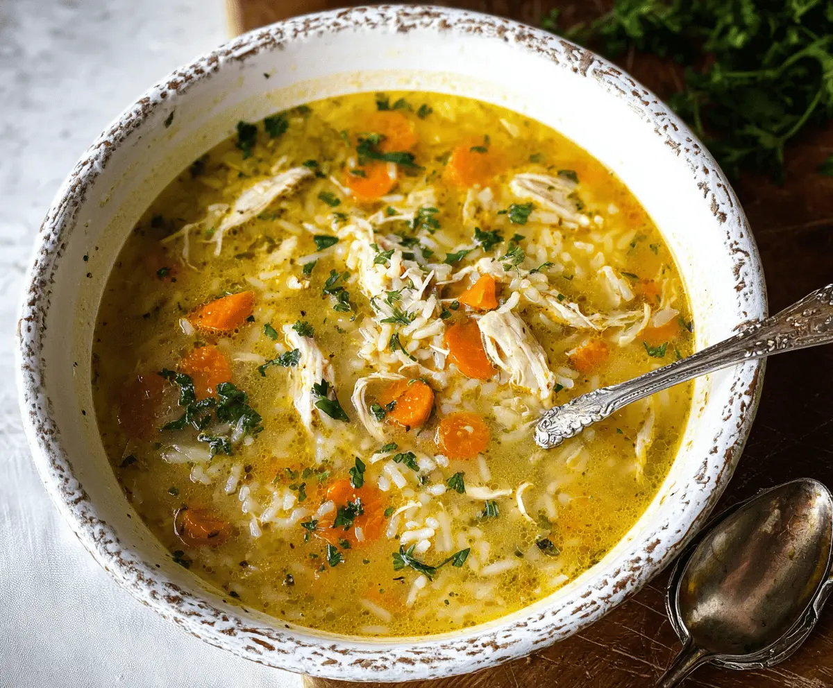 Chicken and Rice Soup