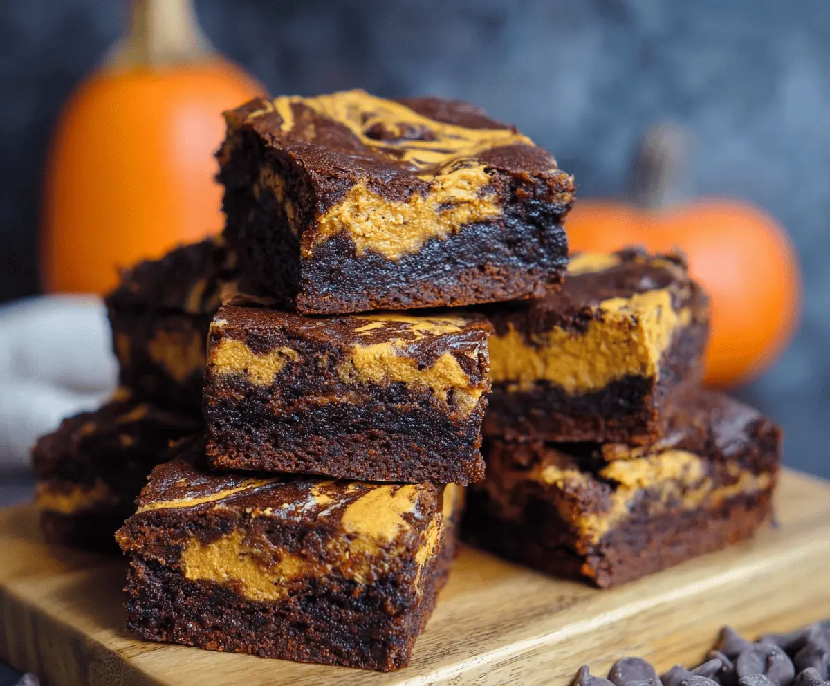 Pumpkin Brownies