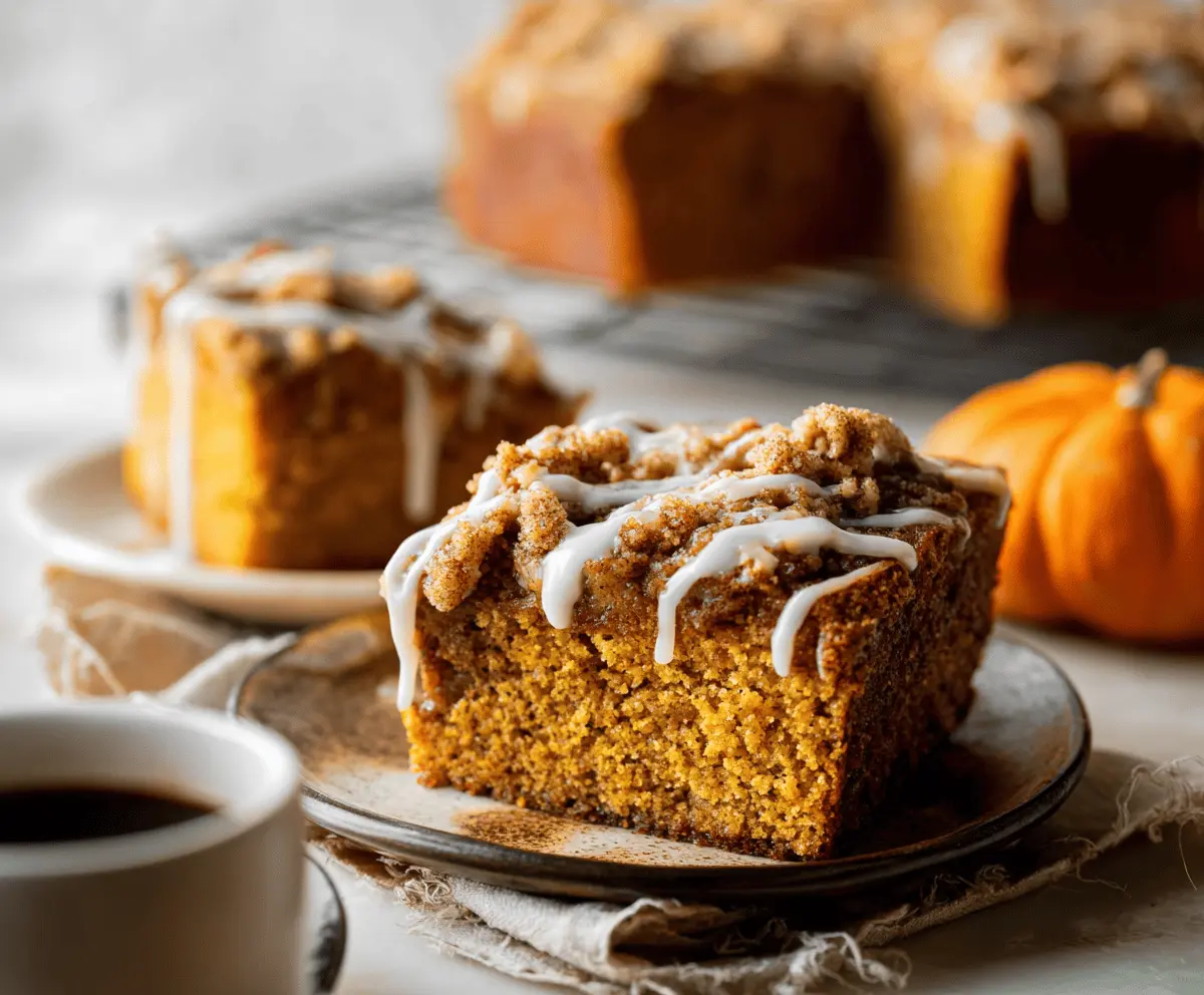 Pumpkin Coffee Cake