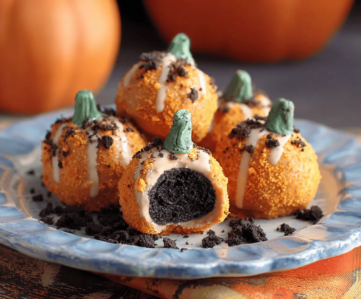 Pumpkin Oreo Truffles