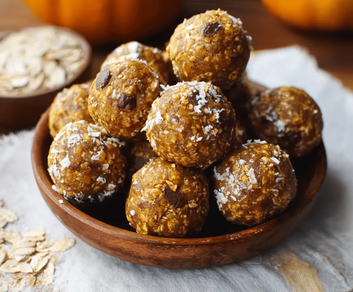 Pumpkin Pie Protein Balls