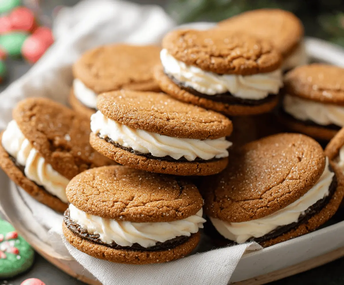 Gingerbread Sandwich Cookies
