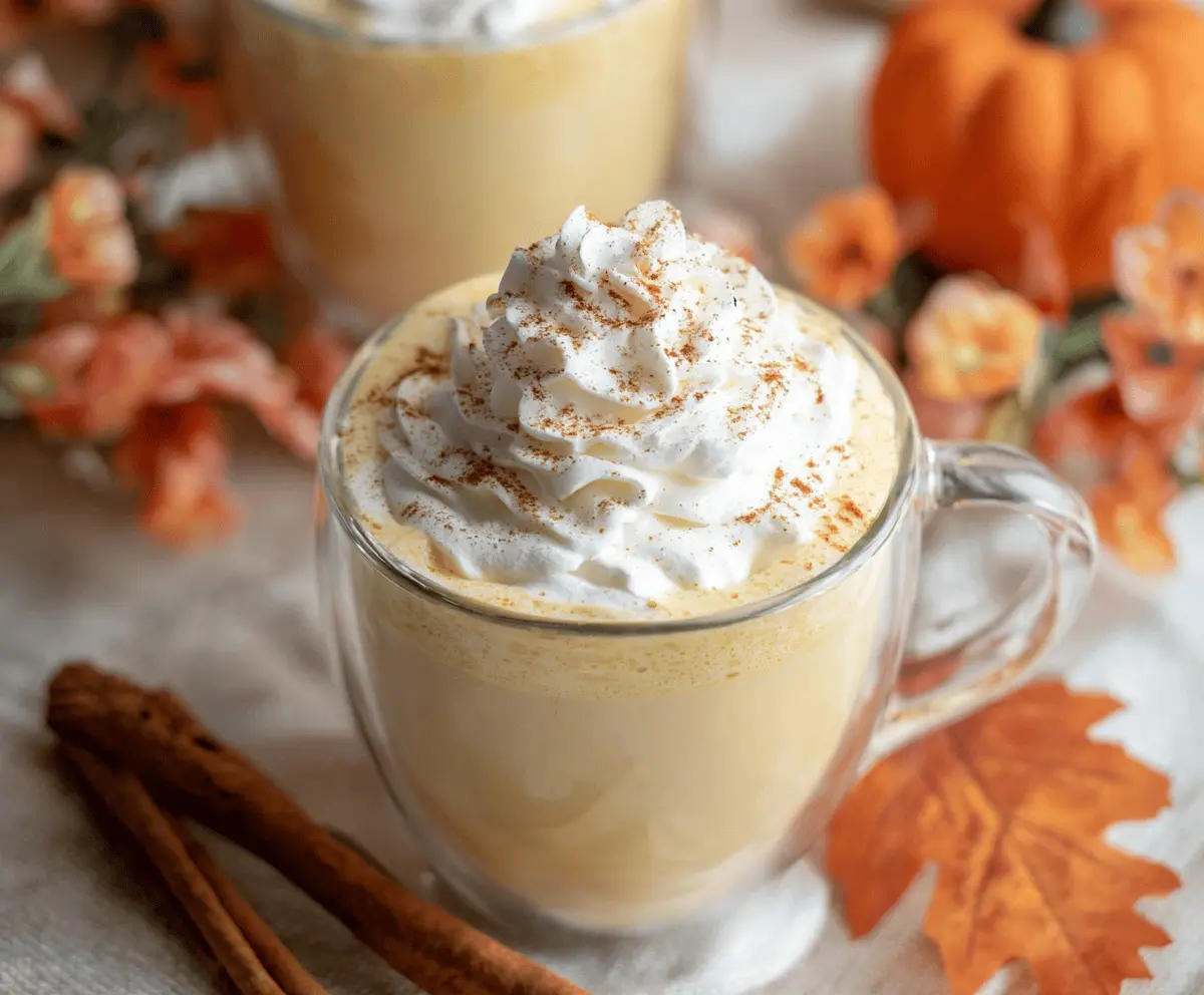 Pumpkin White Hot Chocolate