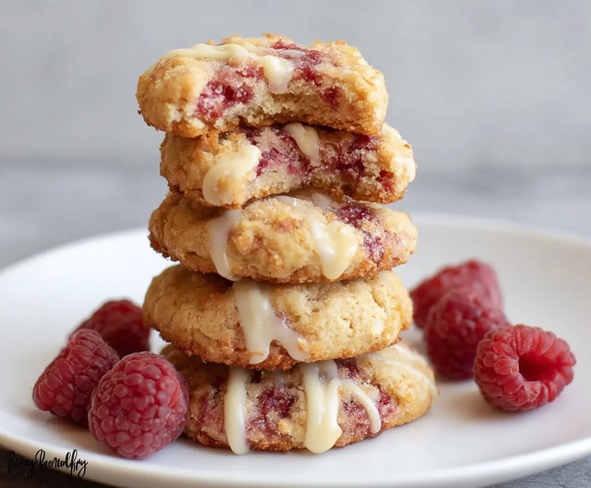 Low Carb Raspberry Cheesecake Cookies