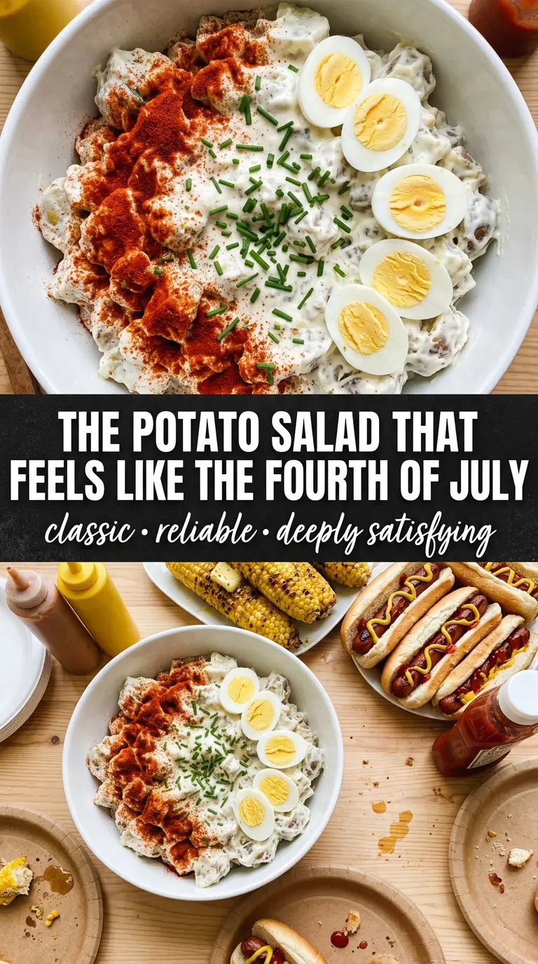 American Russet Potato Salad creamy classic