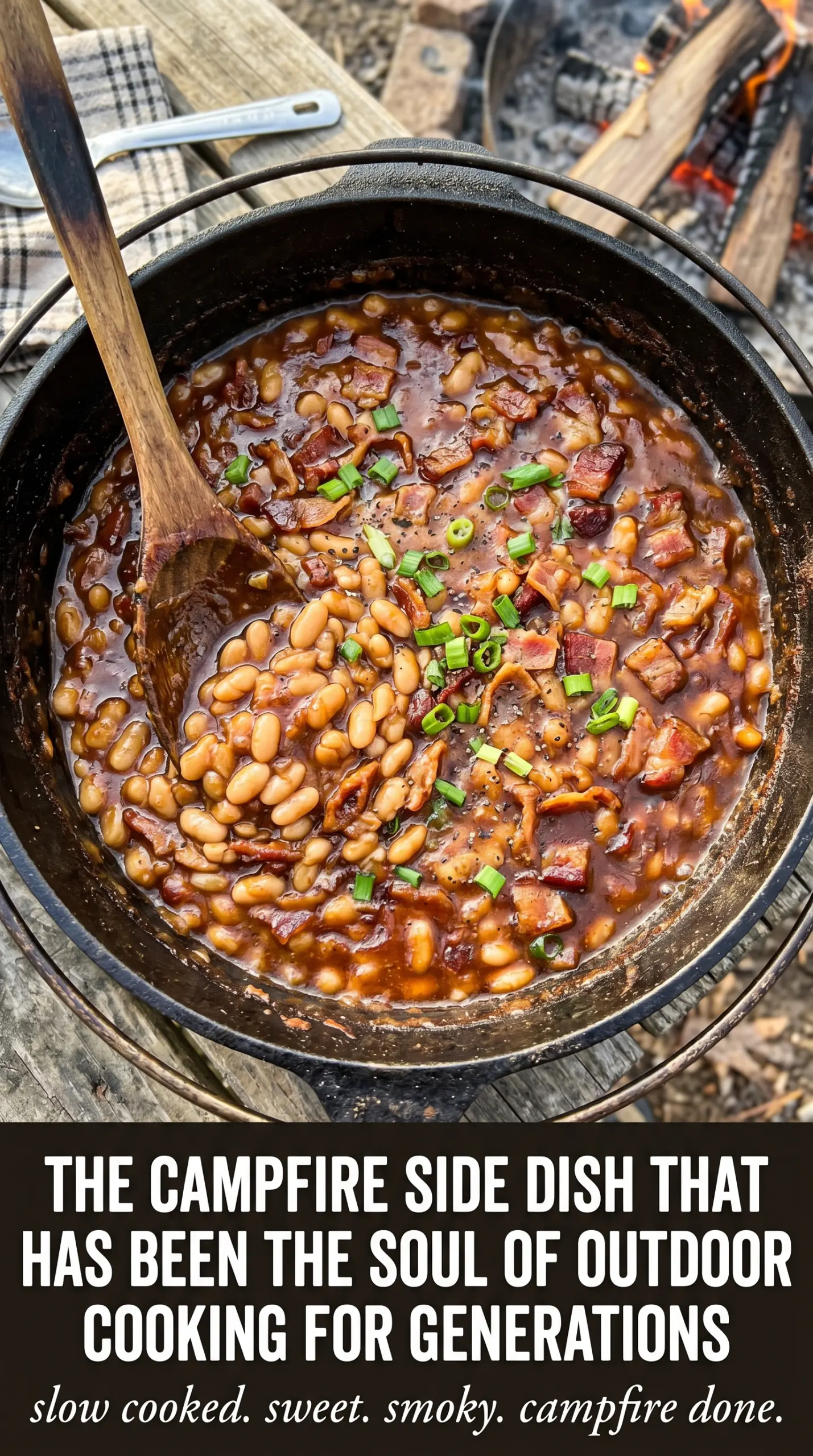 Campfire Baked Beans smoky bacon beans