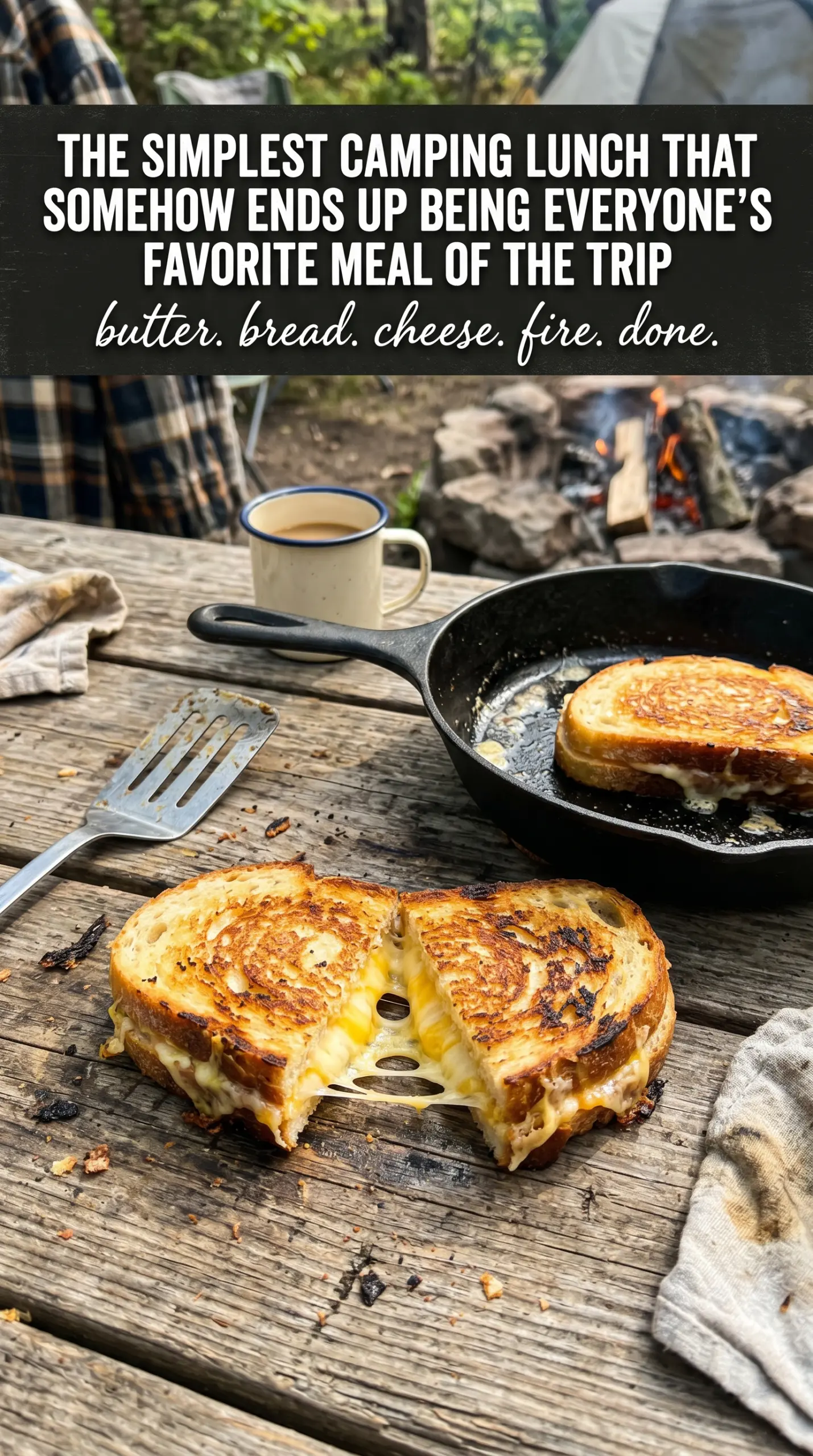 Campfire Grilled Cheese golden melty smoky