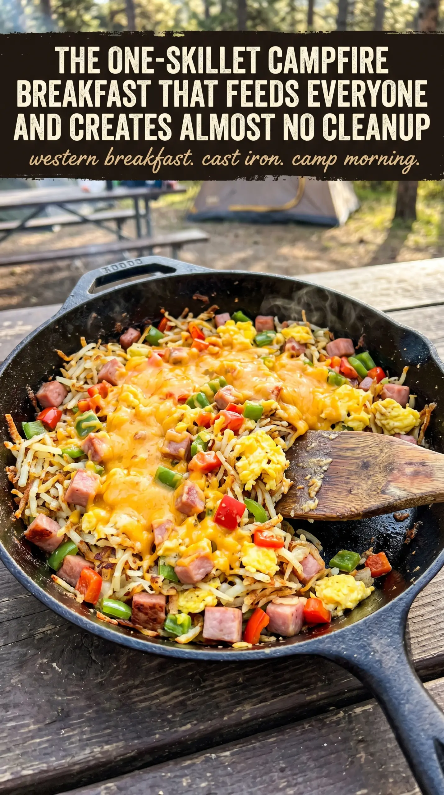 Crispy hash brown crust base cooked