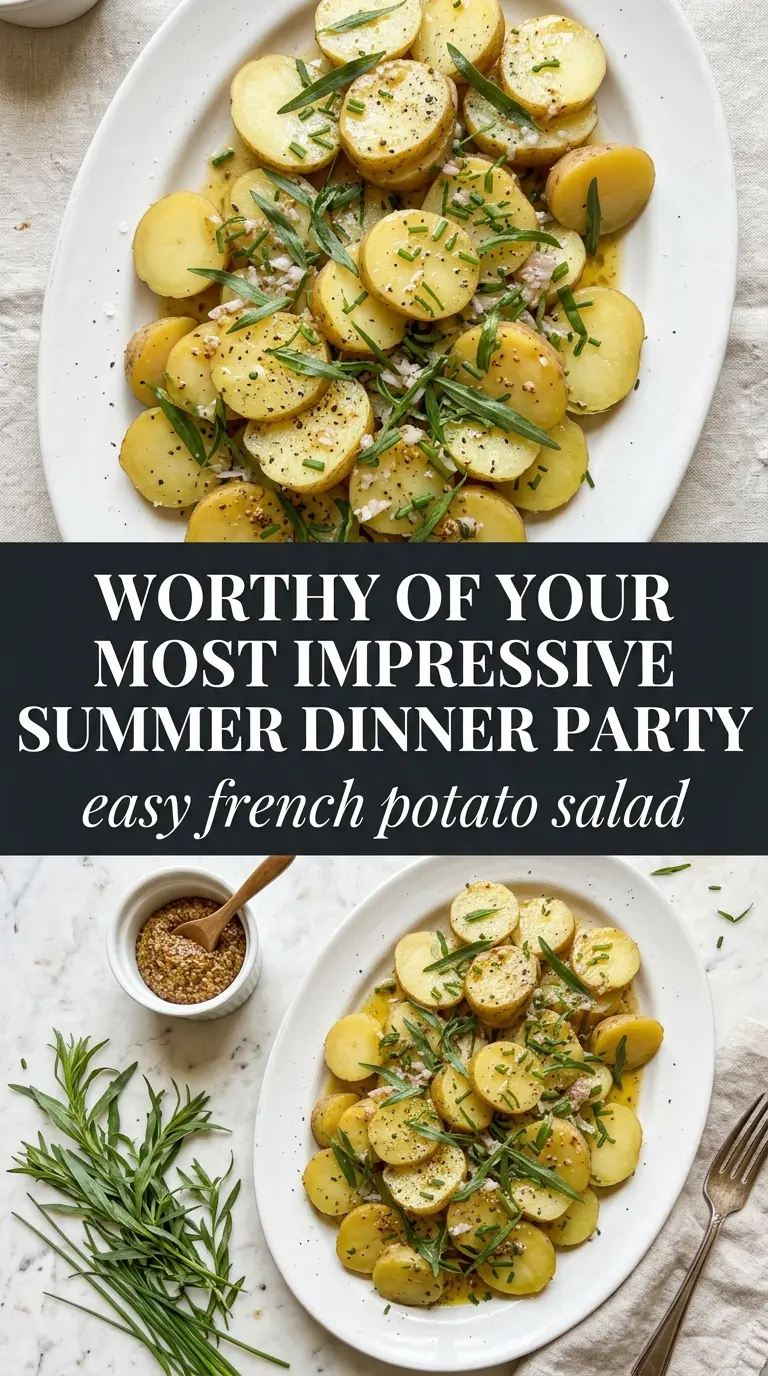 French Potato Salad warm vinaigrette herbs