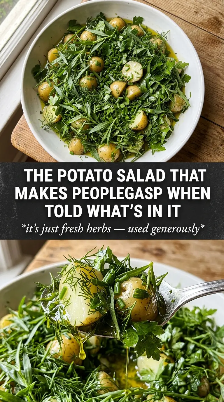 Herbed Potato Salad fresh herbs creamy