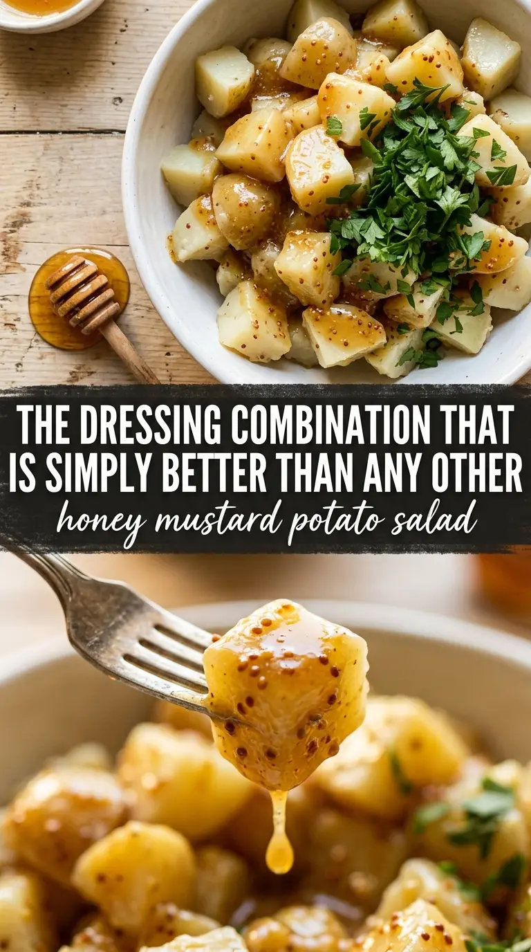 Honey Mustard Potato Salad sweet tangy creamy