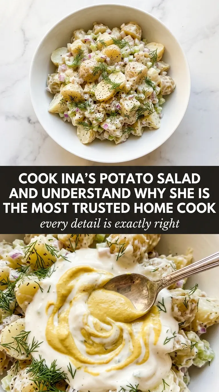 Ina Garten's Potato Salad golden potatoes fresh herbs