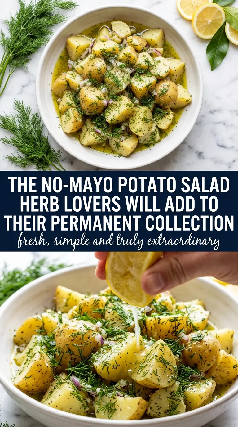 Lemon Dill Potato Salad bright creamy