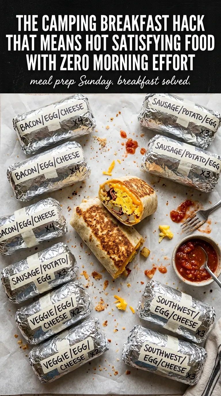 make ahead breakfast burritos cheesy freezer-friendly