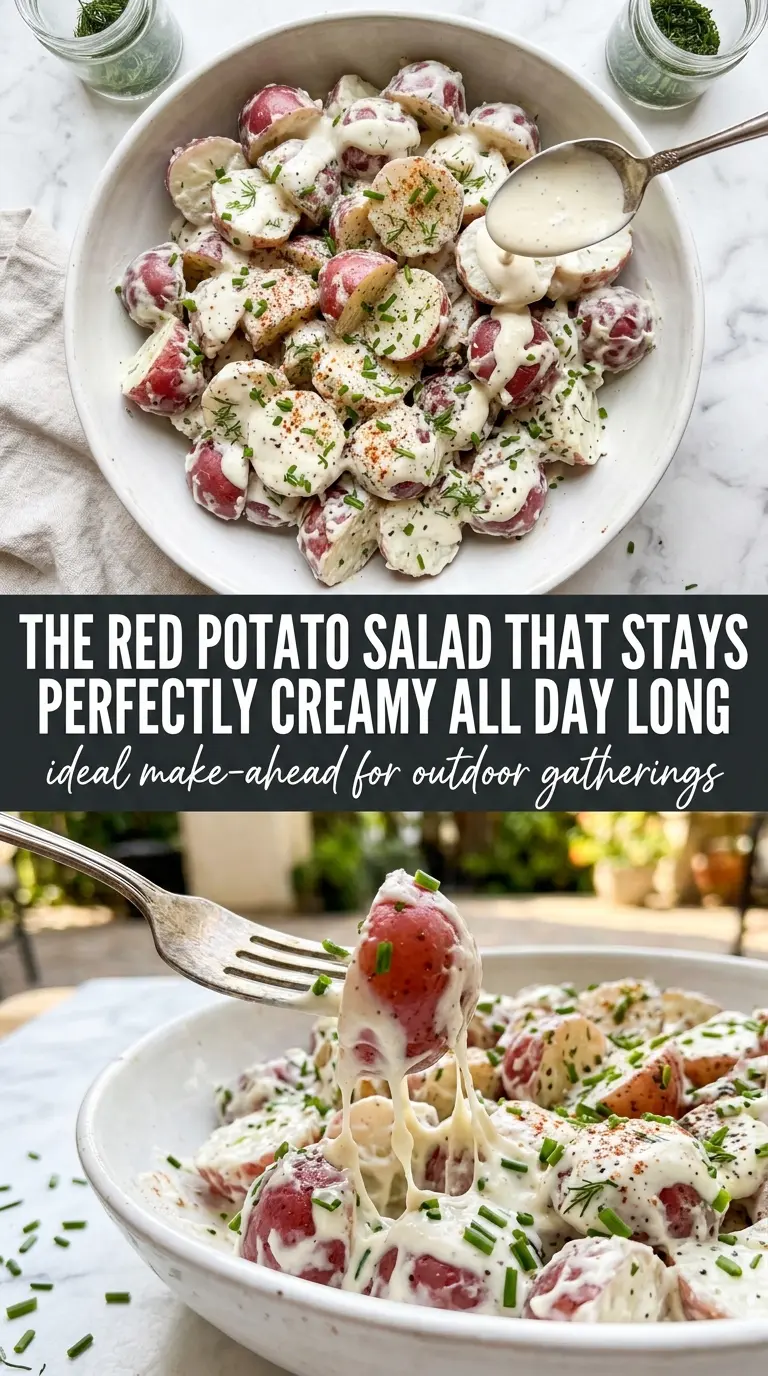 Red potato salad creamy not gluey