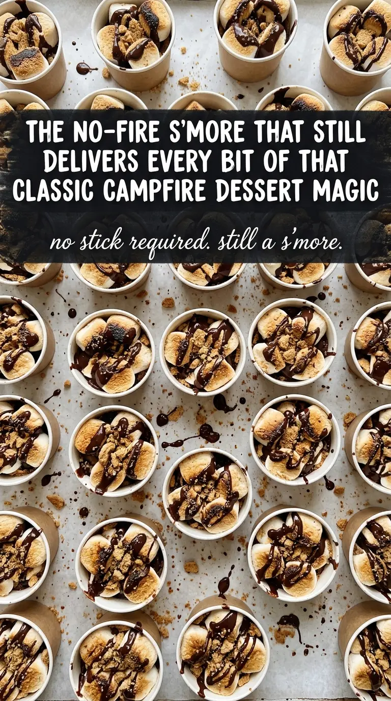 Walking s'mores portable dessert gooey campfire snack