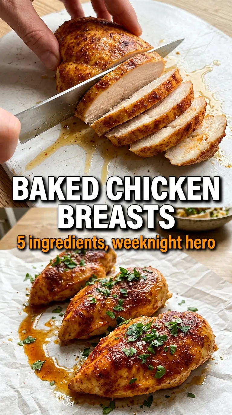 Baked Chicken Breasts juicy herb-crusted