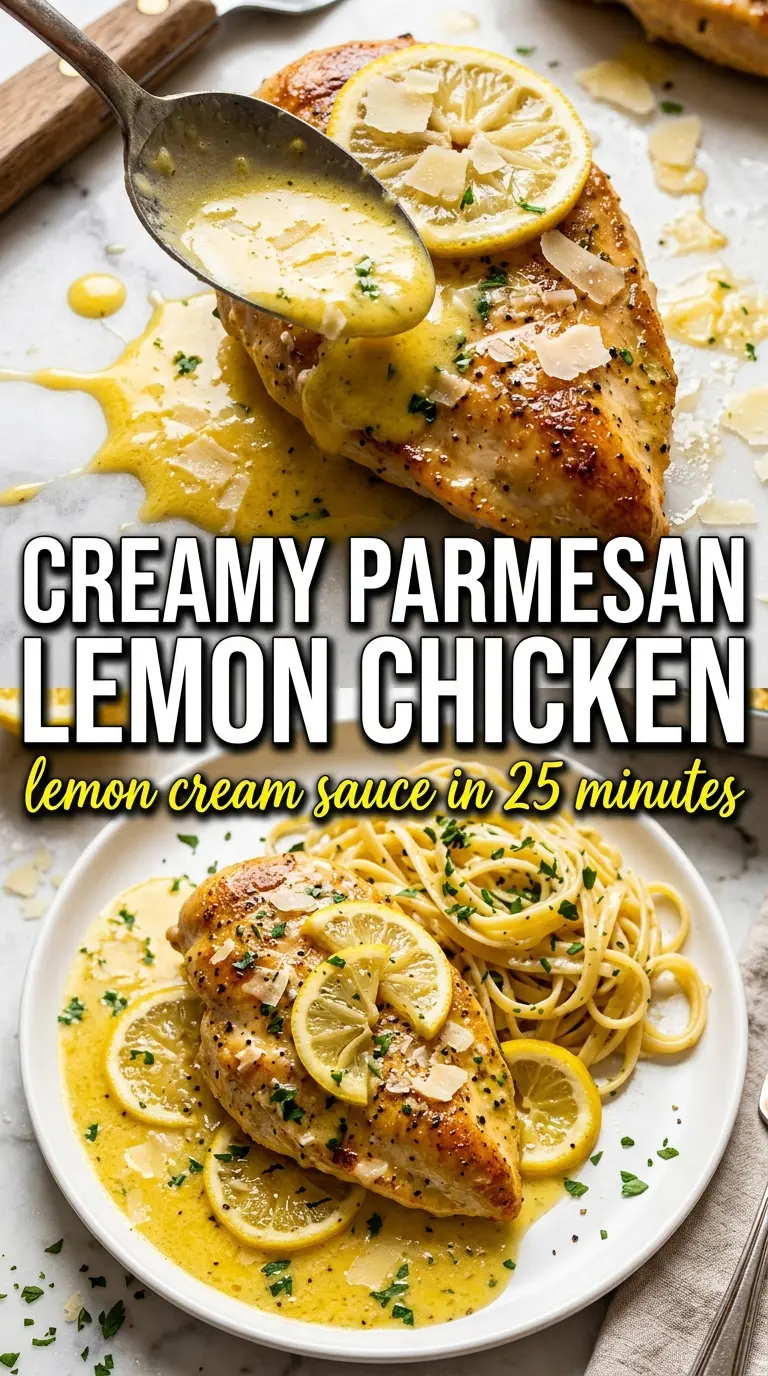 Creamy Parmesan Lemon Chicken silky bright