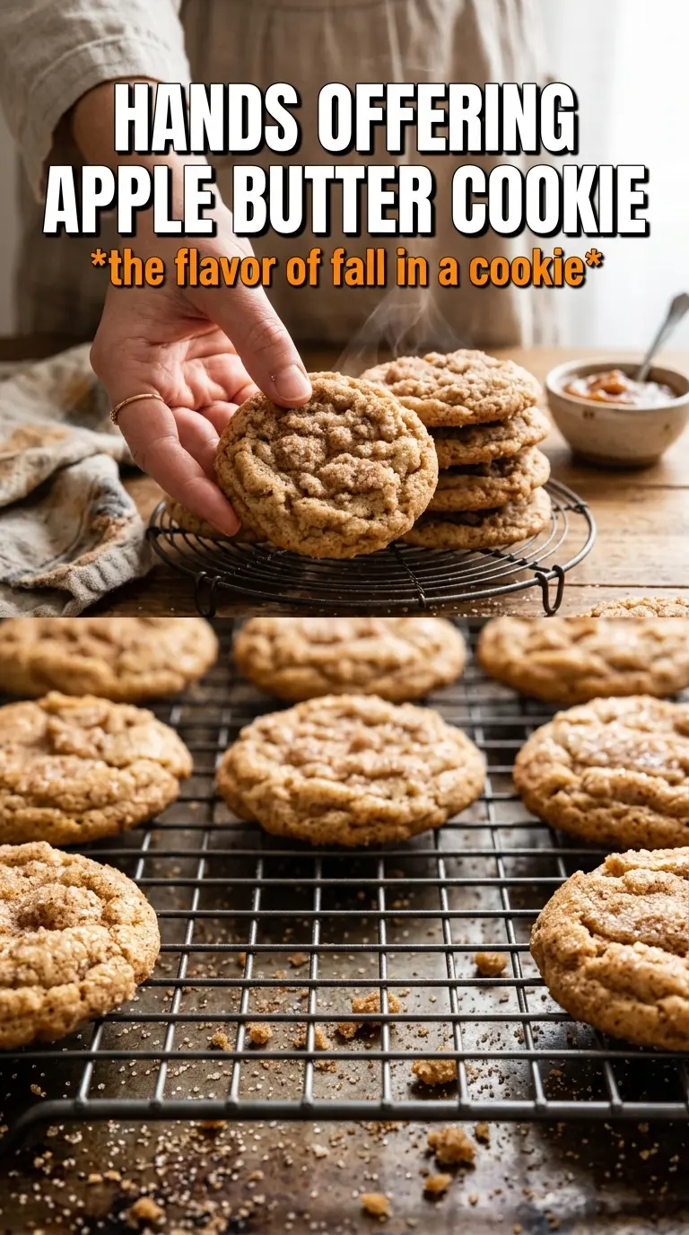 Apple Butter Cookies soft spiced caramelized